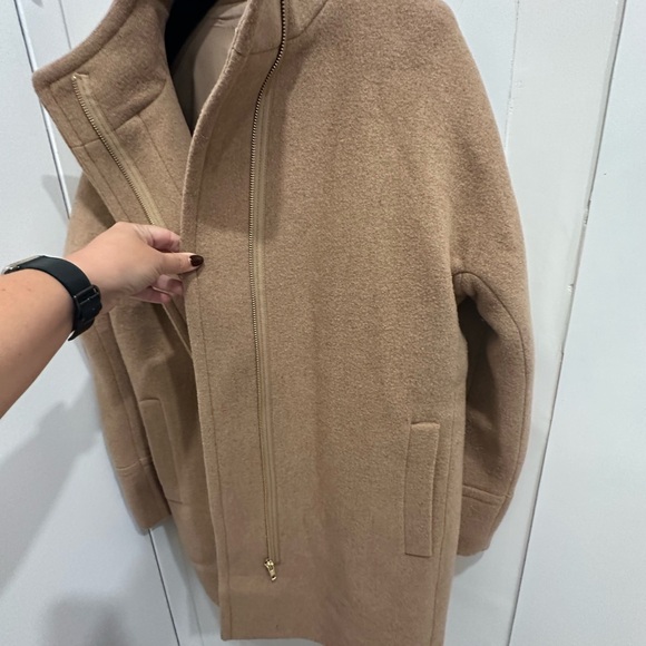 J. Crew Cocoon Coat - Camel, Size 16 - Picture 5 of 7